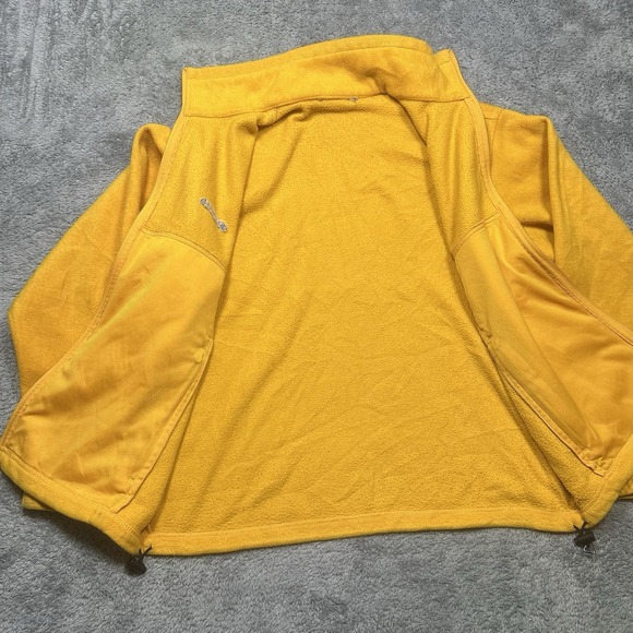Columbia Steens Mountain 2.0 Jacket Mens XL Yellow Full Zip *MISSING ZIPPER PULL - Picture 3 of 16